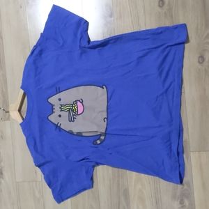 Pusheen Eating Noodles T-Shirt